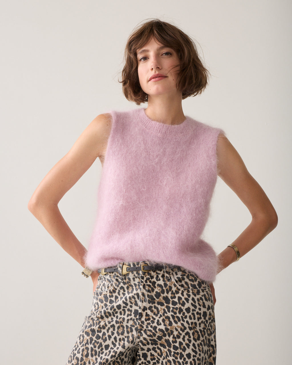 Ceinture étroite avec boucle ornementale