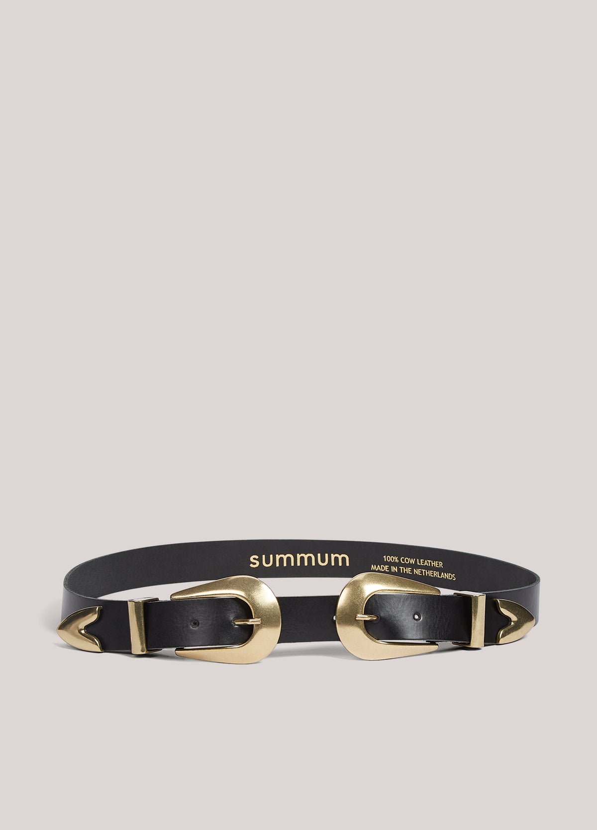 Leren riem met hart