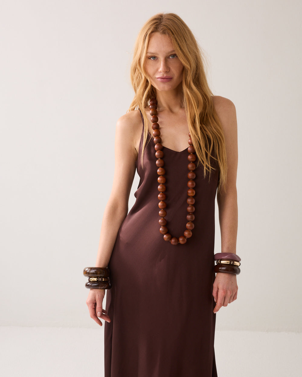 Collier en bois