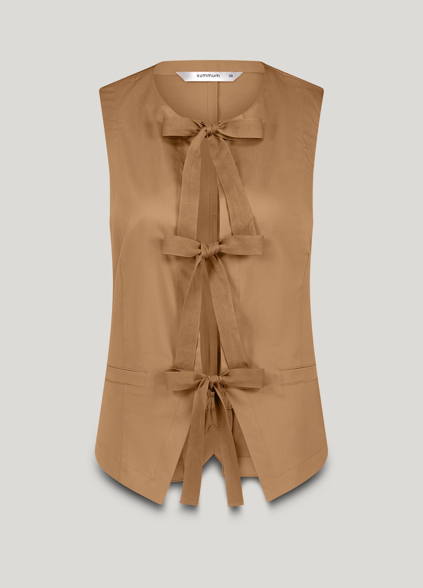 Getailleerd gilet striksluiting
