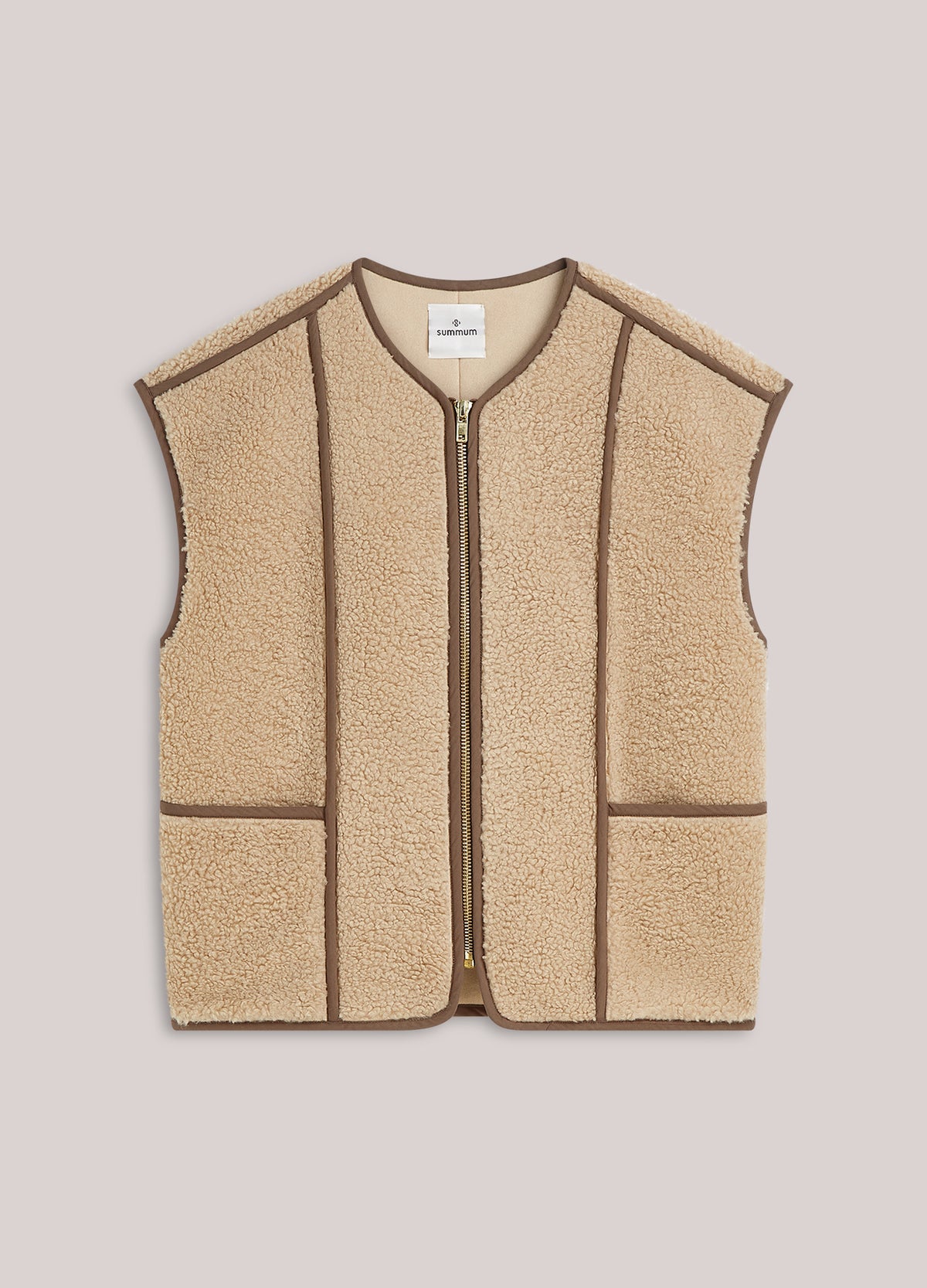 Reversible teddy-style body warmer