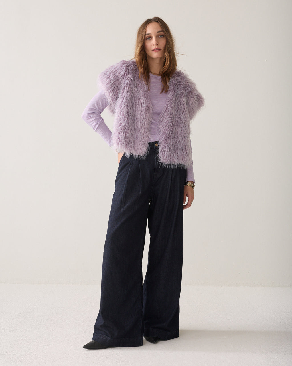 Gilet faux fur