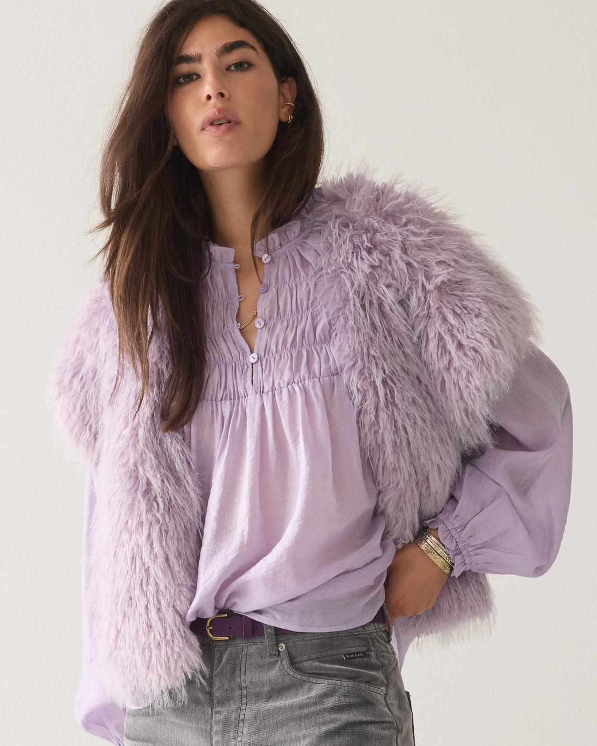 Gilet faux fur