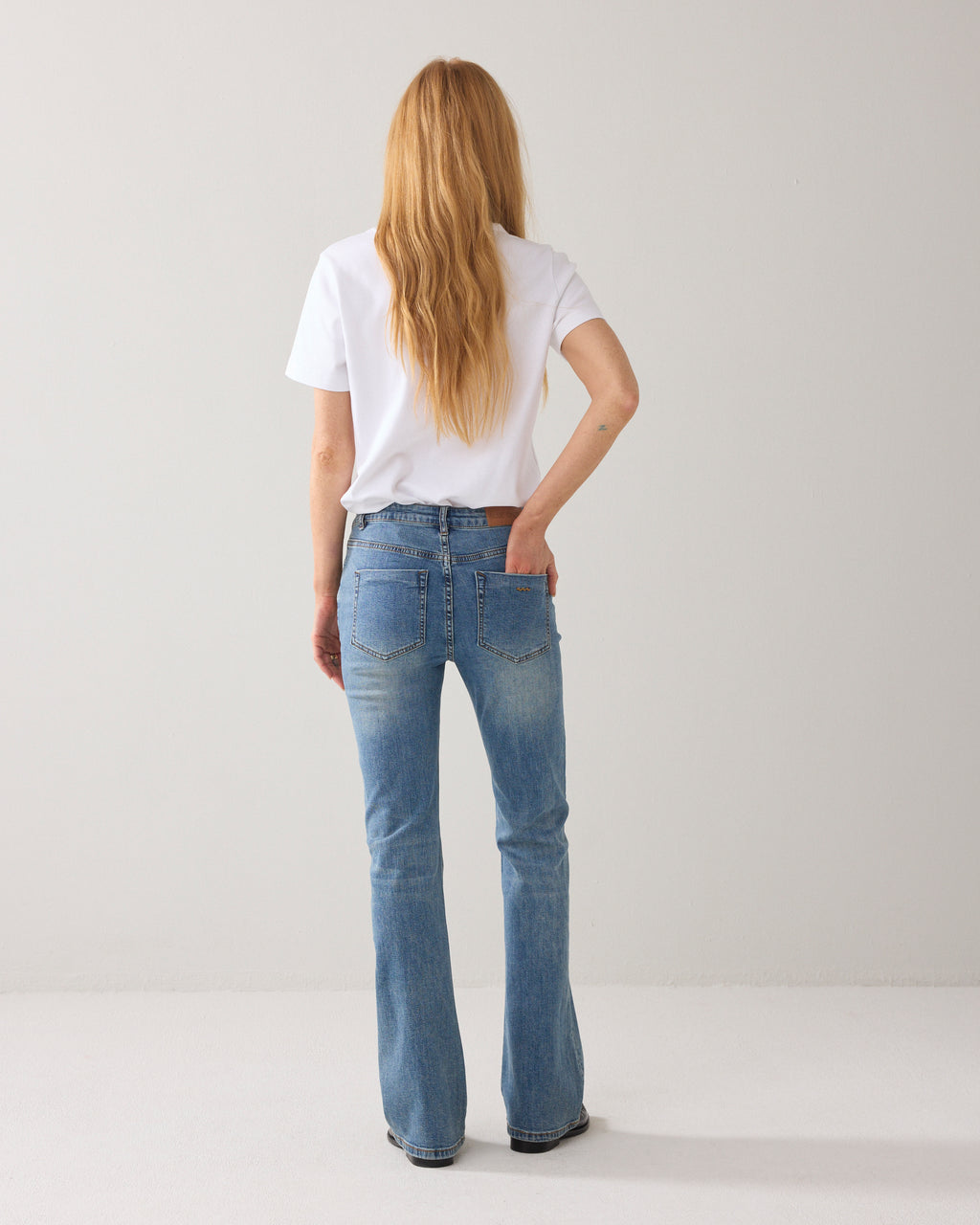 Flared Blue Daze denim