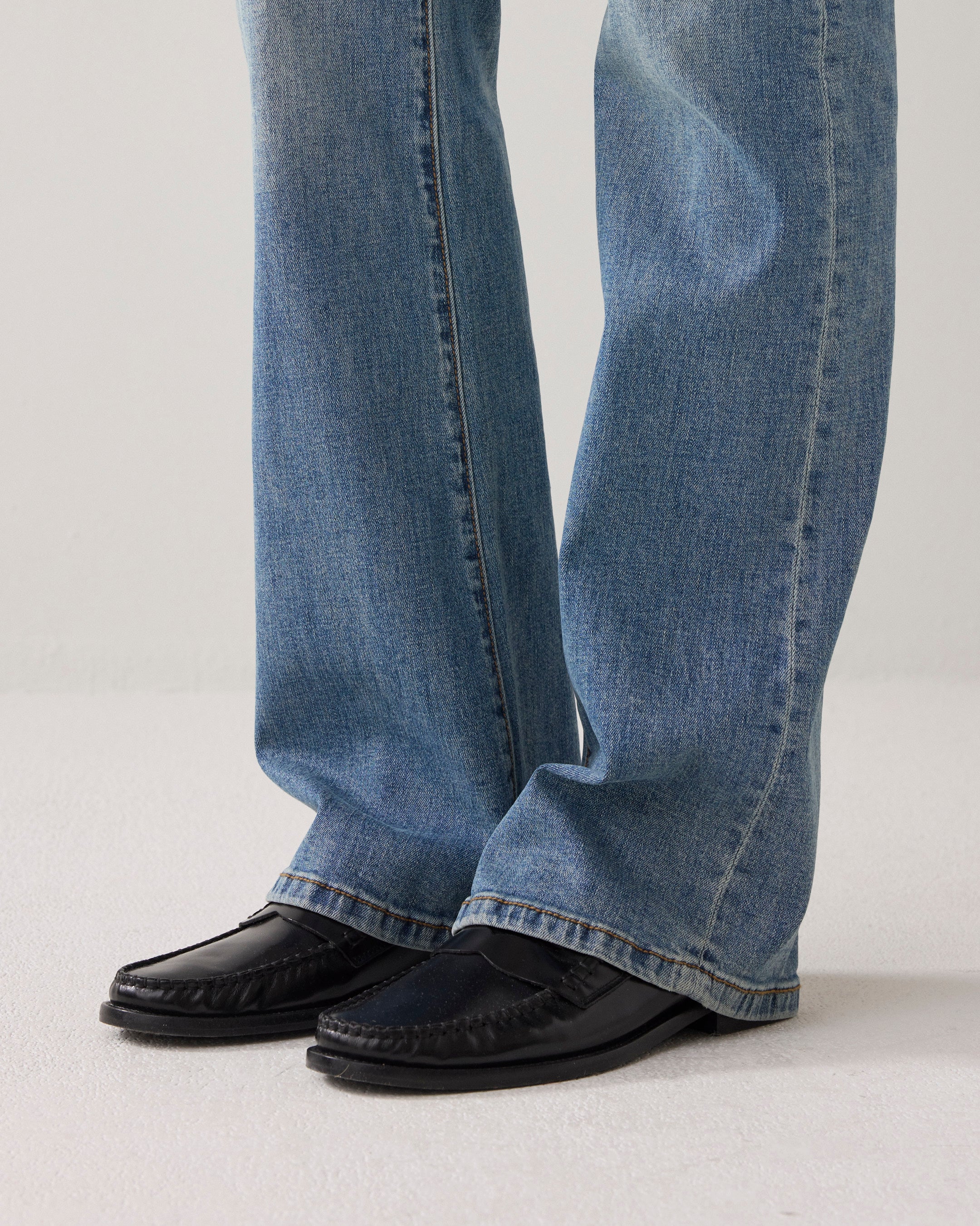 Flared Blue Daze denim