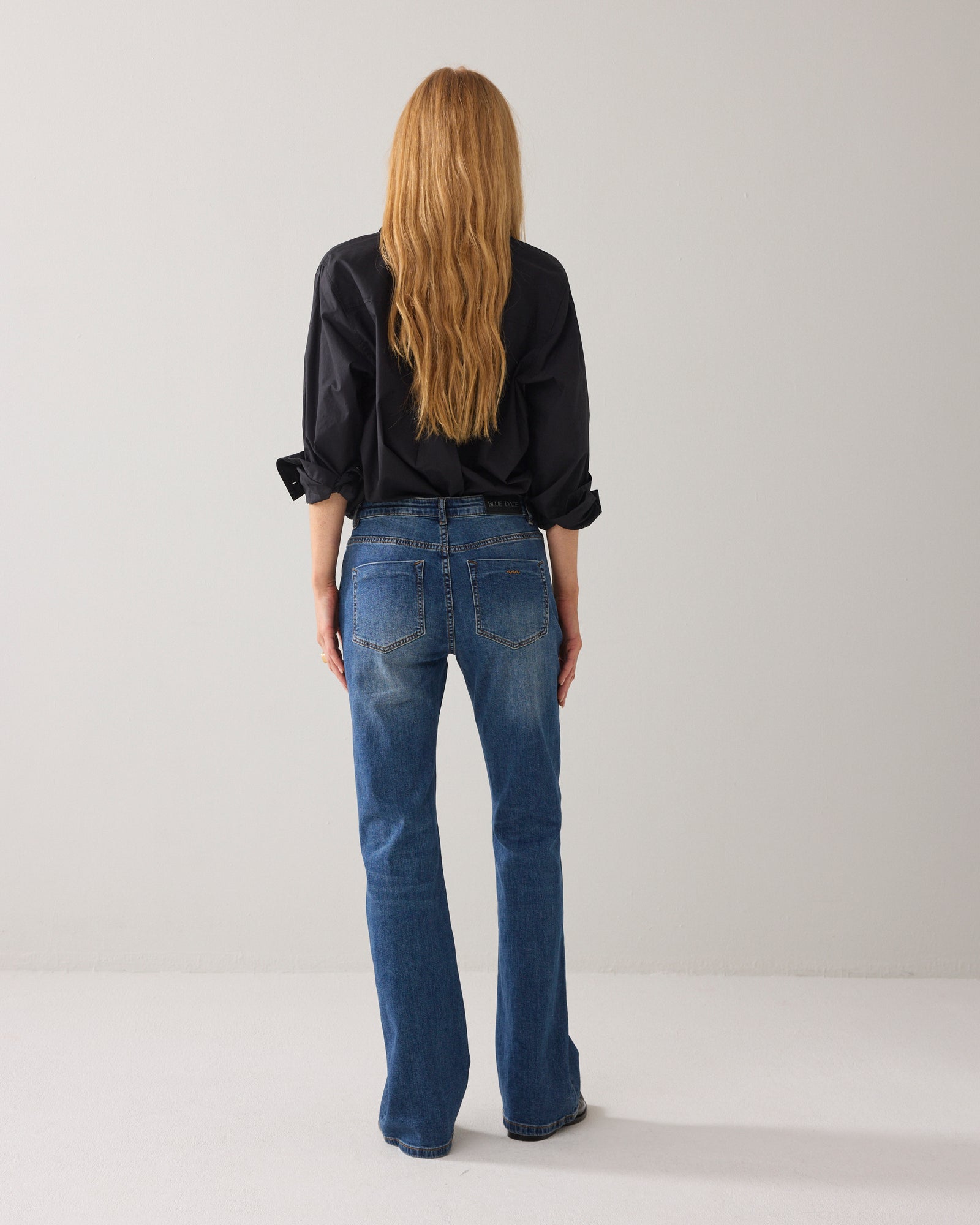 Flared Blue Daze denim