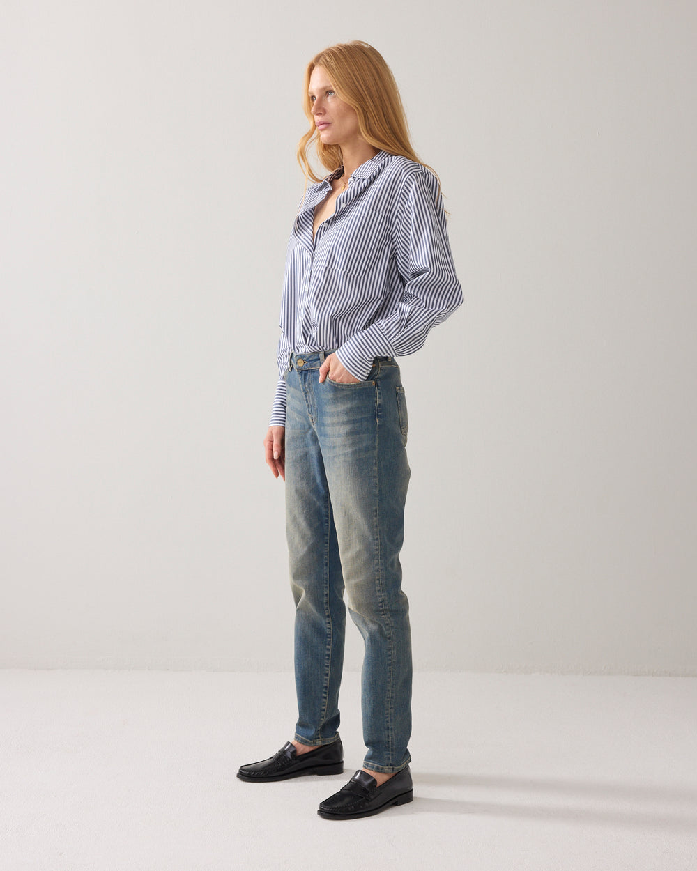 Blue Daze denim tapered jeans