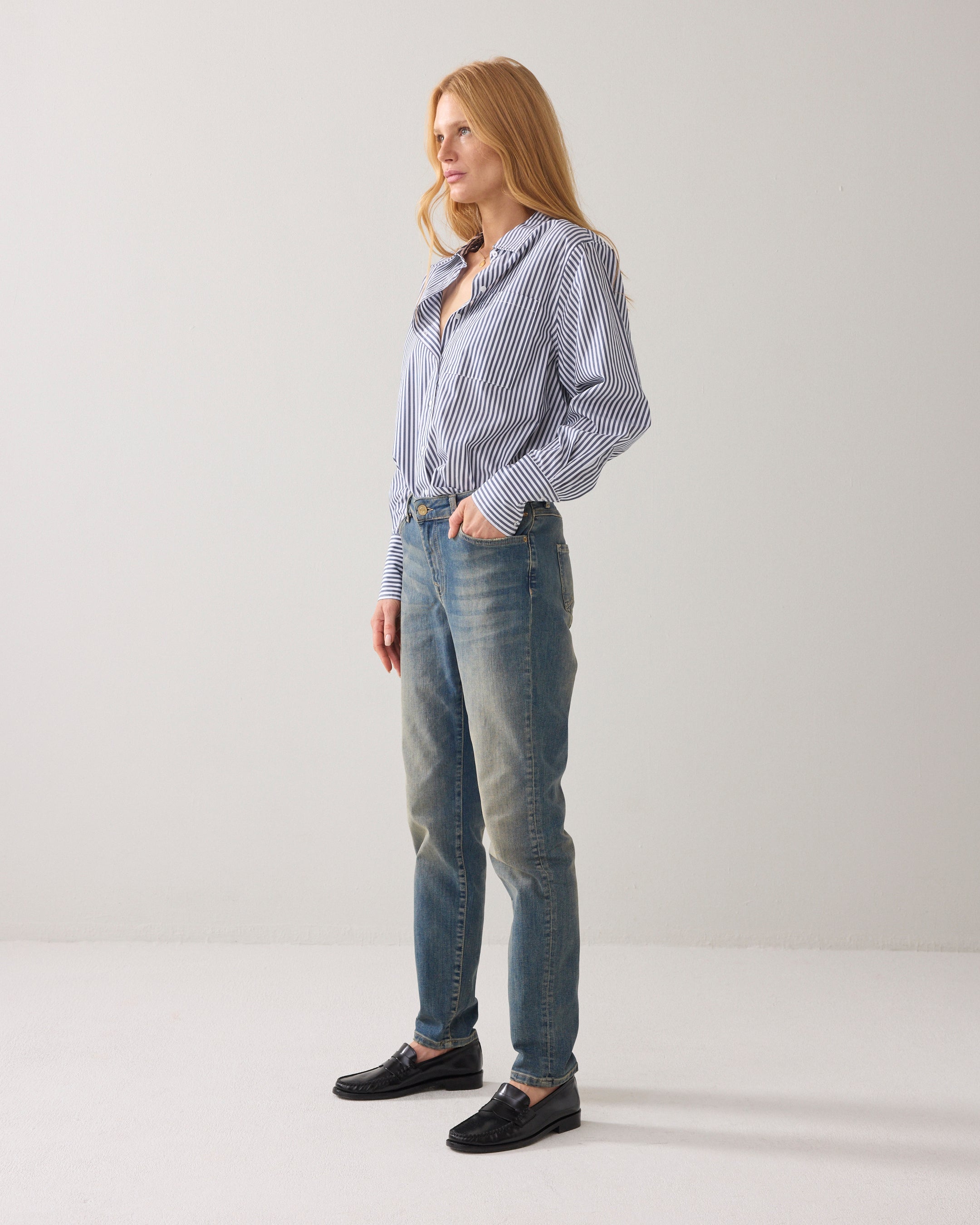Blue Daze denim tapered jeans