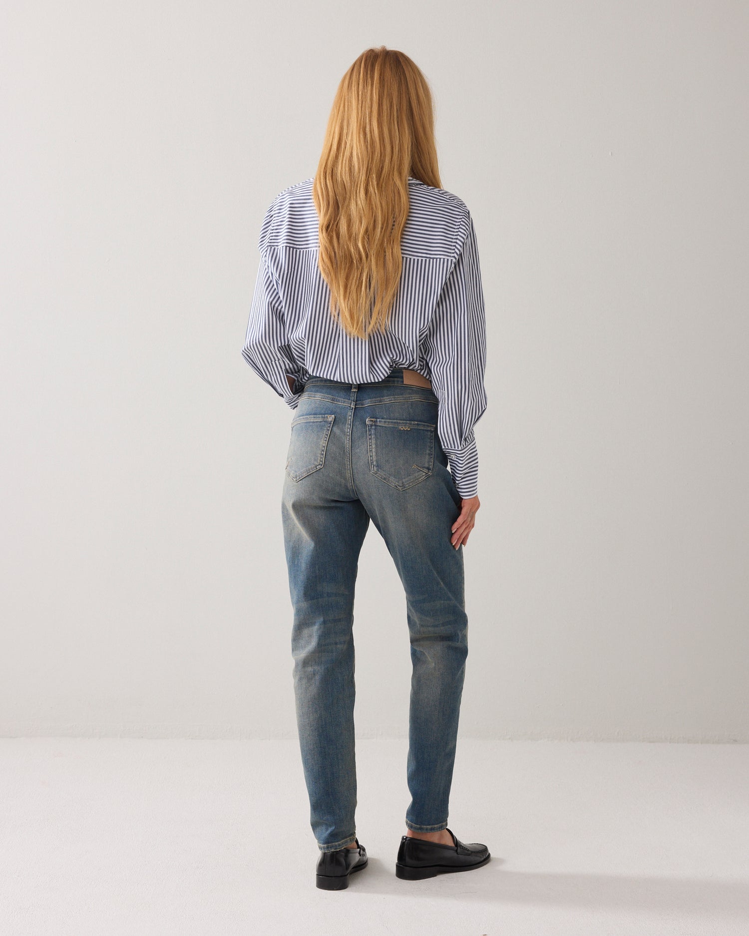 Blue Daze denim tapered jeans