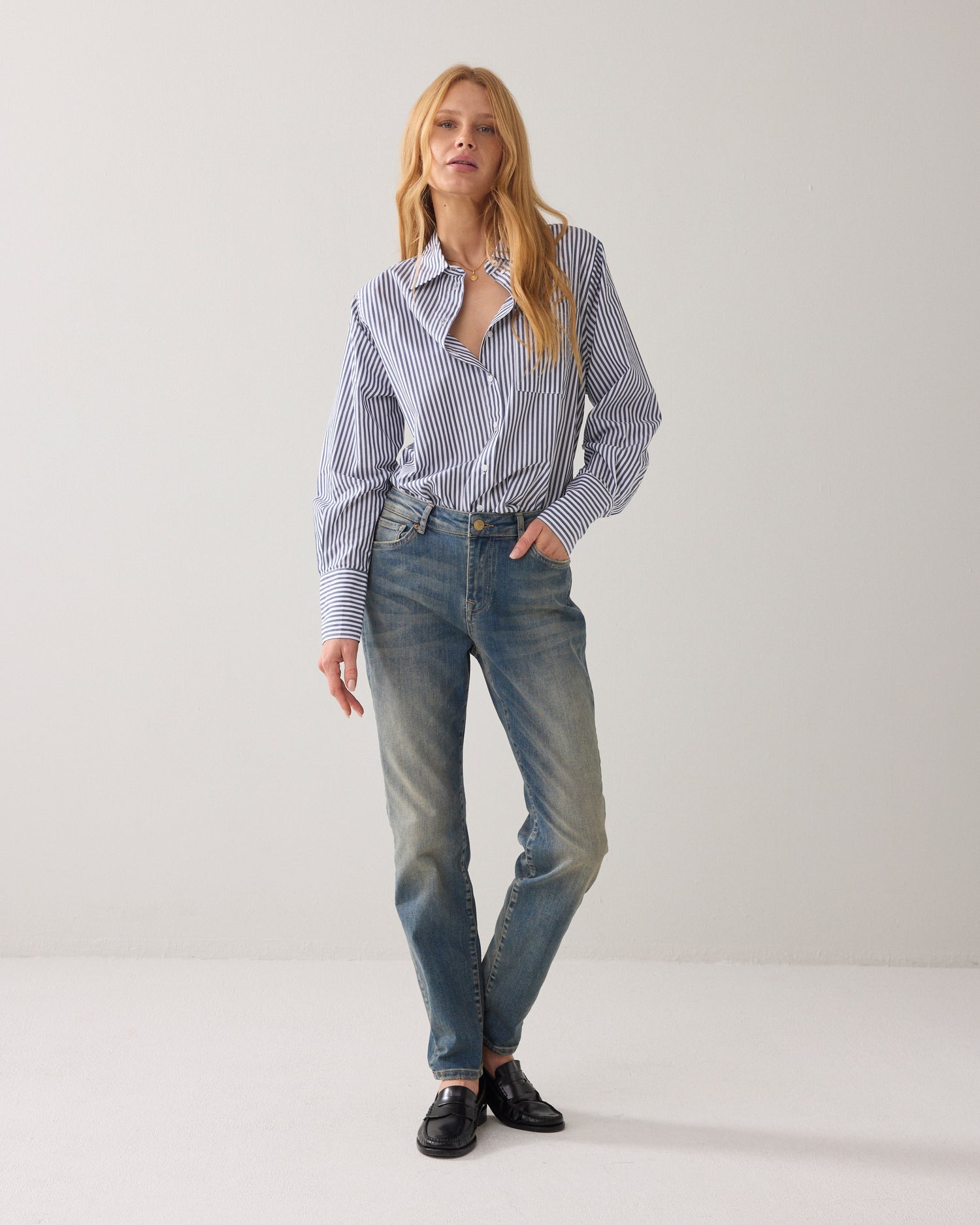 Blue Daze denim tapered jeans