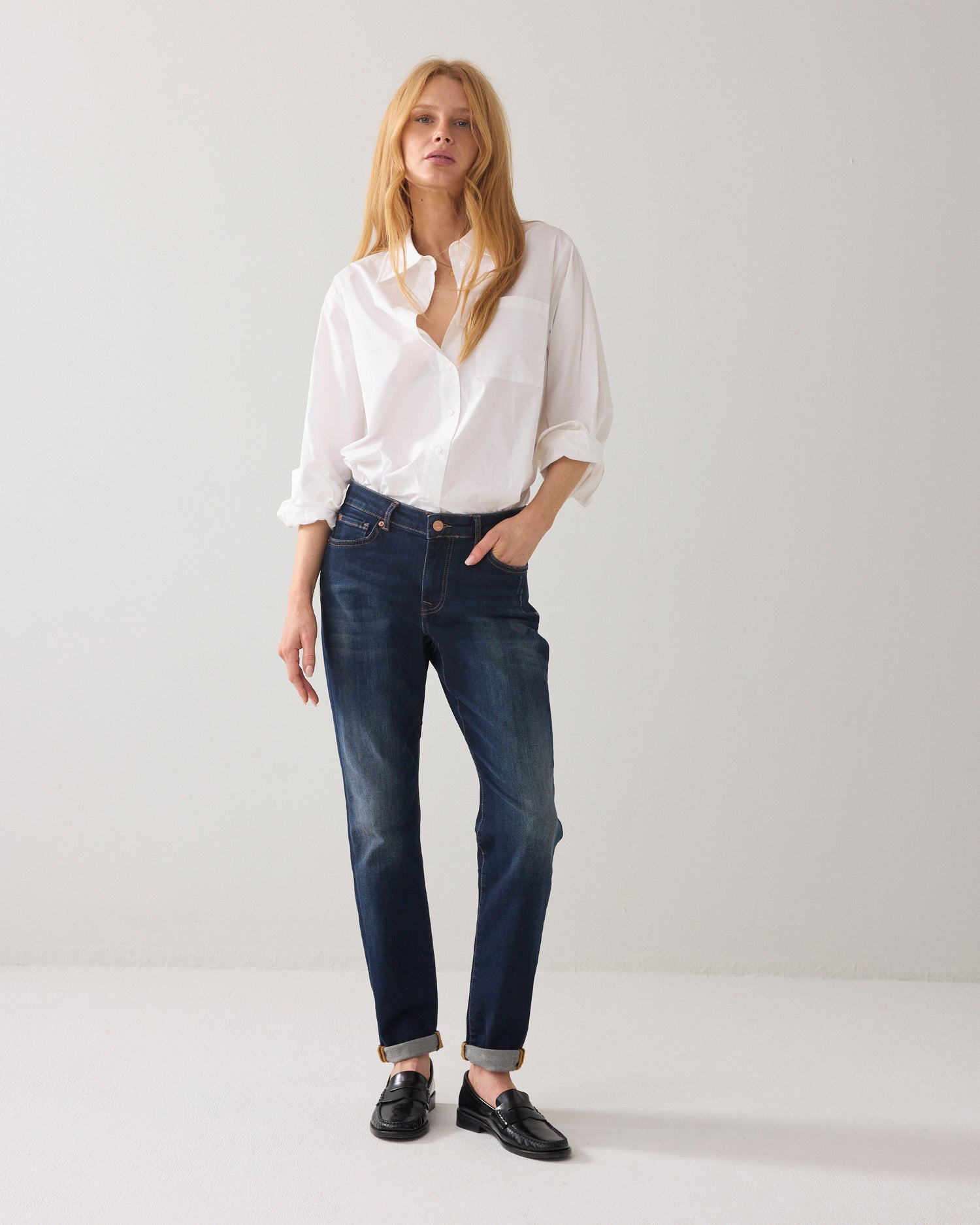 Blue Daze denim tapered jeans