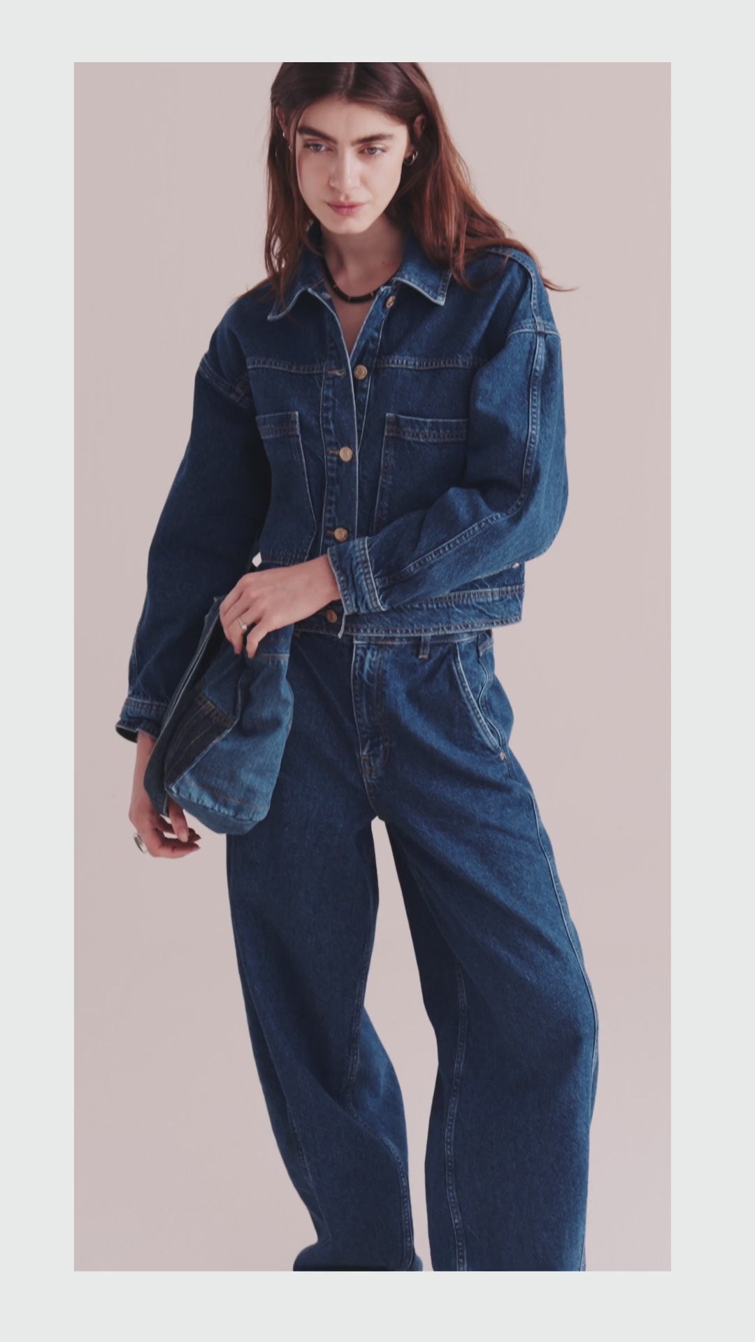 Boxy denim jacket