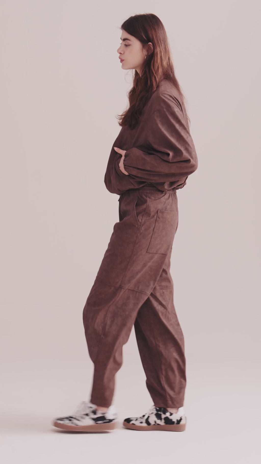 Suèdine broek