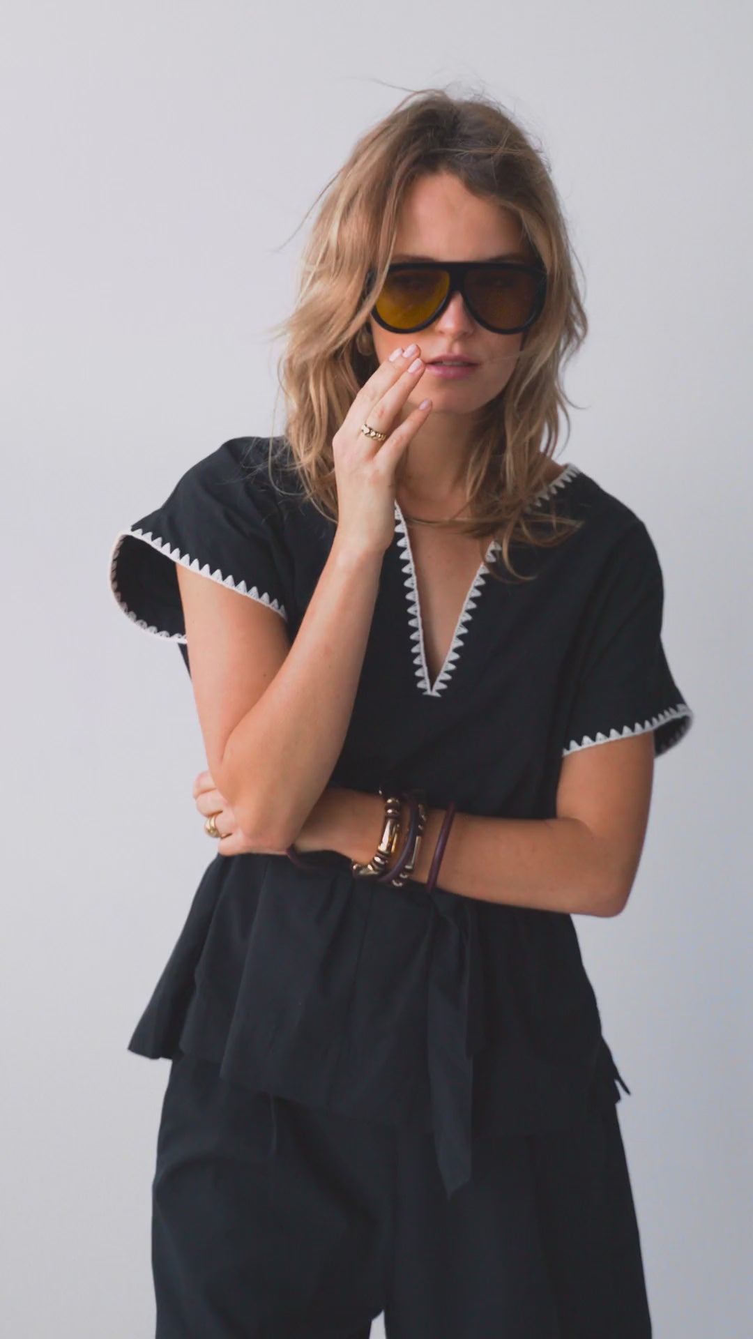 Katoenen short