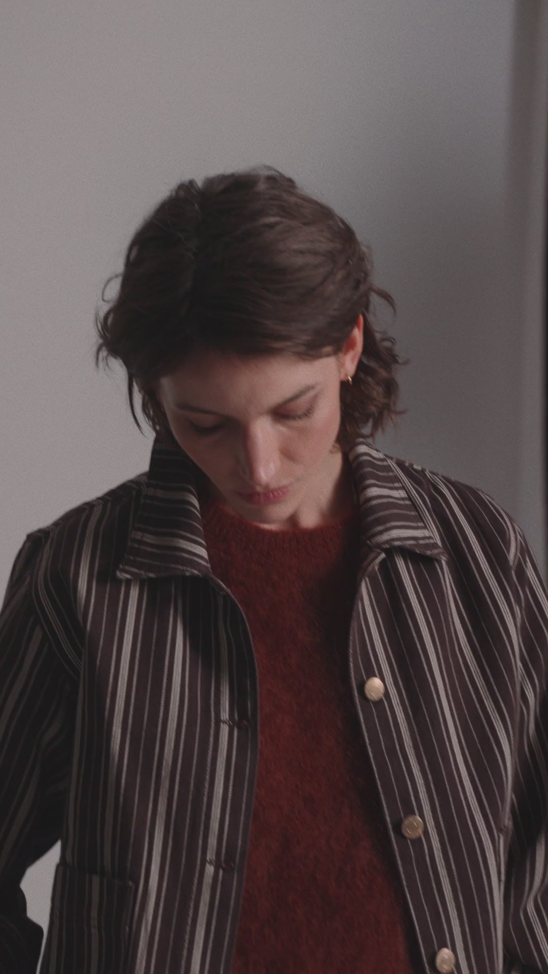 Cropped jasje visgraat